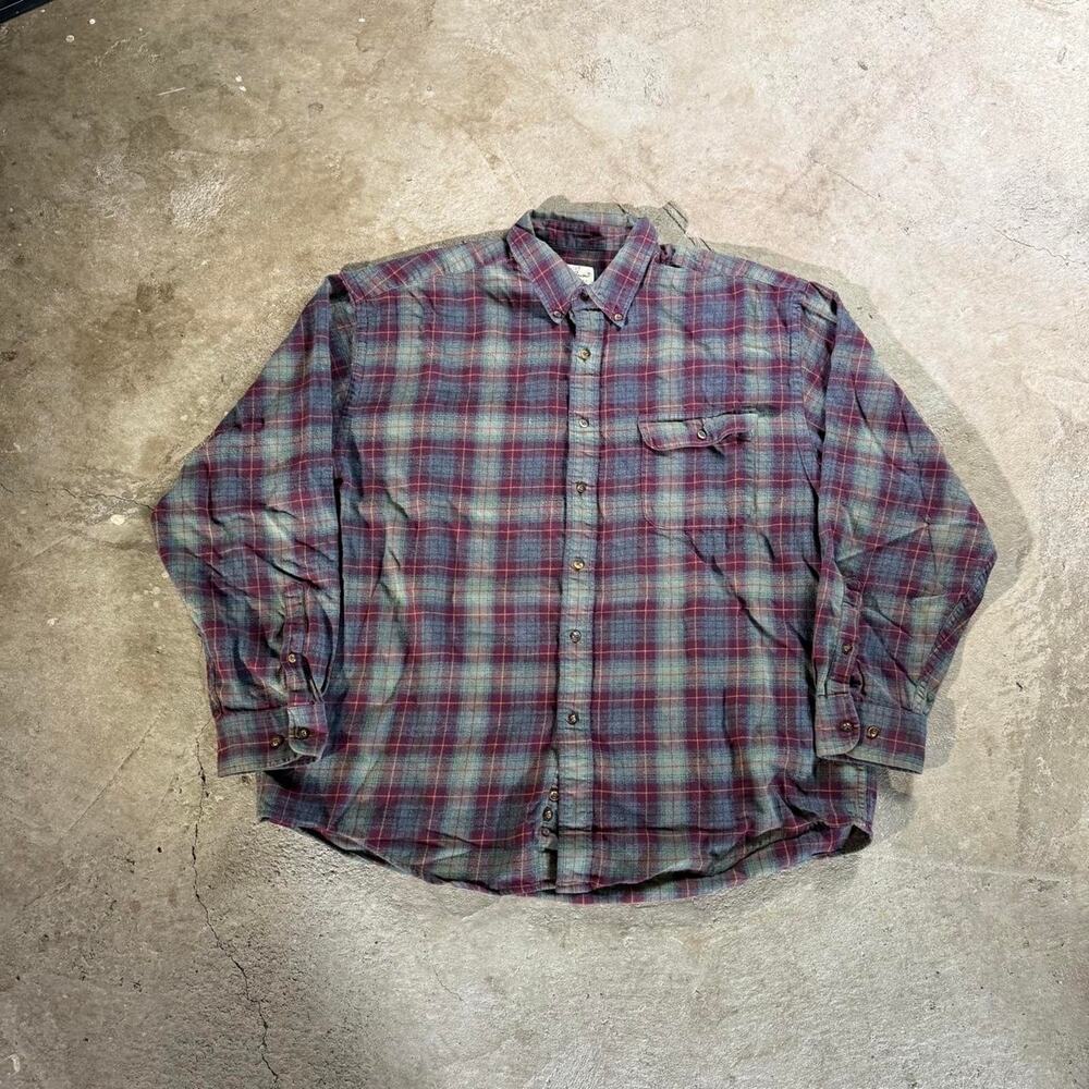 Vintage 90’s Eddie Bauer Plaid Longsleeve Button Down Shirt